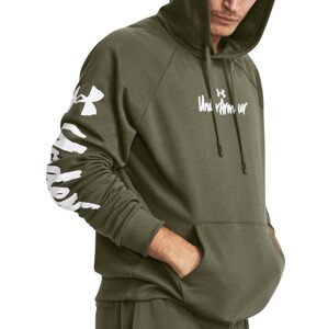 Mikina s kapucňou Under Armour UA Rival Fleece Graphic HD-GRN