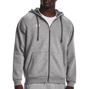 Mikina s kapucňou Under Armour UA Rival Fleece FZ Hoodie-GRY