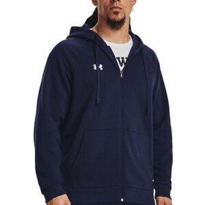 Mikina s kapucňou Under Armour UA Rival Fleece FZ Hoodie-BLU