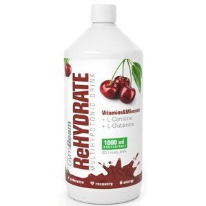 Iónové nápoje GymBeam Iont drink ReHydrate - sour cherry