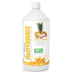 Iónové nápoje GymBeam Iont drink ReHydrate - tropical