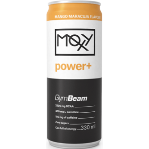 Power a energy drinky GymBeam Moxy Power+ Energy Drink 330 ml - GymBeam mango maracuja - 330 ml