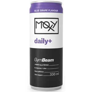 Nápoj GymBeam MOXY daily+ 330 ml blueberry