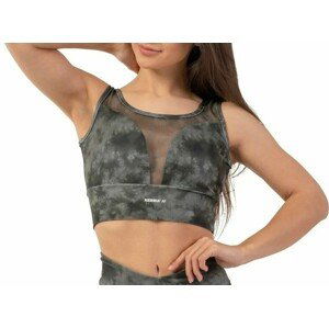 Podprsenka Nebbia ECO Camo Green Mesh Sports Bra “Breathe”