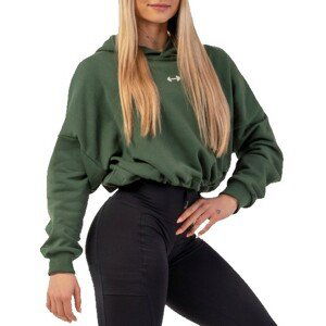 Mikina s kapucňou Nebbia Loose Fit Crop Hoodie Iconic