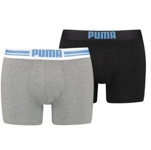 Boxerky Puma  Placed Logo Boxer 2 Pack