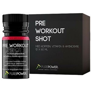 Nápoj Pure Power Pre Workout Shot 60 ml