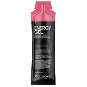 Energetické gély Pure Power Energy Gel Caffeine: Raspberry 60 g