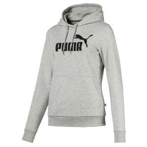 Mikina s kapucňou Puma  Essential Logo Hoody TR Damen Grau F04