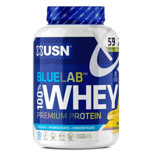 Proteínové prášky USN BlueLab 100% Whey Premium Protein banana 2kg
