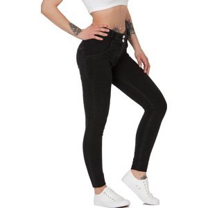 Nohavice BOOST JEANS Boost Jeans Mid Waist Black