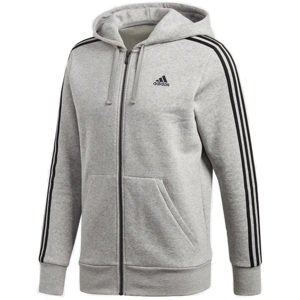 Mikina s kapucňou adidas  Essentials 3-Stripes FZ Bluza