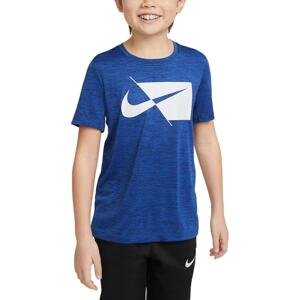 Tričko Nike  HBR T-Shirt Kids Blau Weiss F492