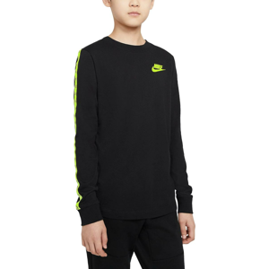 Tričko s dlhým rukávom Nike  Taping Sportswear Kids