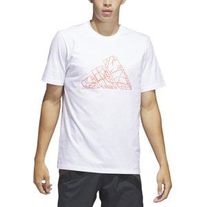 Tričko adidas PASS ROCK G T WHITE