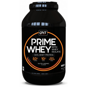 Nápoj QNT PRIME WHEY- 100 % Whey Isolate & Concentrate Blend 2 kg Salted Caramel