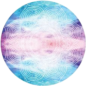 Podložka YOGGYS MANDALA YOGA ROUND MAT - ILLUMINATION