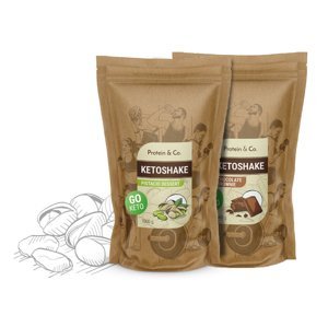 Protein & Co. Ketoshake 1 + 1 kg za zvýhodnenú cenu – proteínový diétny koktail Zvoľ príchuť: Coconut milk, PRÍCHUŤ: Banana split