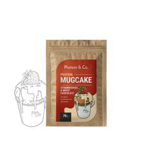 Protein & Co. Protein MugCake 70 g PRÍCHUŤ: Strawberries & White Chocolate