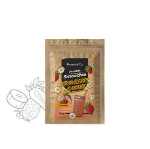 Protein & Co. Proteín Smoothie 30 g Zvoľ príchuť: Strawberry & Banana