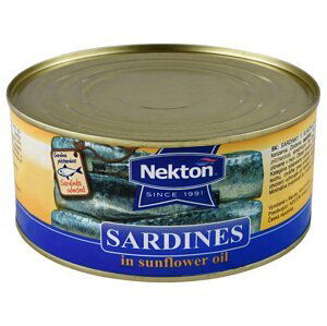 Nekton Sardinky v slnečnicovom oleji JADRAN 900 g