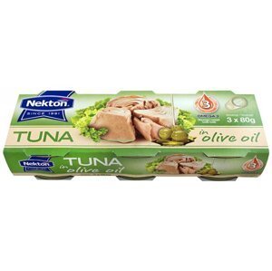 Nekton Nektón Tuniak v olivovom oleji 3x80 g