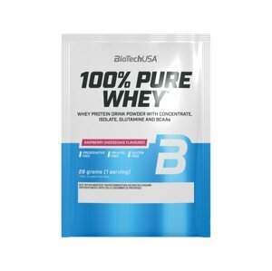 100% Pure Whey (BioTech USA) Príchuť: Strawberry, Váha: 28 g