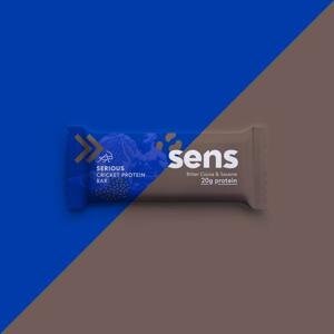 SENS Foods SERIOUS CRICKET PROTEIN BAR 60 g (SENS Food) Príchut´: Horké kakao a sezam