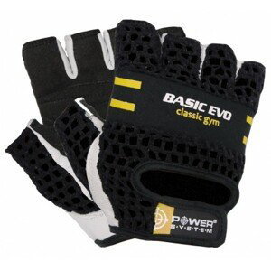 Fitness rukavice BASIC EVO (POWER SYSTEM) Veľkosť: M, Barva: Žltá