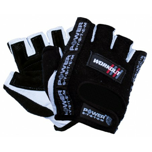 Fitness rukavice WORKOUT (POWER SYSTEM) Veľkosť: L, Barva: čierna