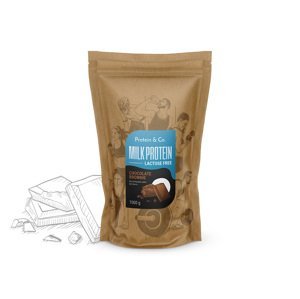 Protein & Co. MILK PROTEIN – lactose free 1 kg + 1 kg za zvýhodnenú cenu Zvoľ príchuť: Chocolate brownie, PRÍCHUŤ: Chocolate brownie