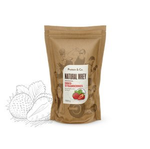 Protein&Co. Natural Whey 1 kg Váha: 500 g, Zvoľ príchuť: Pure raspberry