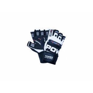 Fitness rukavice NO COMPROMISE (POWER SYSTEM) – čiernobiele Veľkosť: M