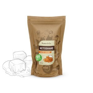 Protein&Co. Ketoshake – proteínový diétny koktail Príchut´: Salted caramel, Množstvo: 500g