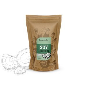 Protein & Co. Sójový proteín ochutený – 1 kg PRÍCHUŤ: Coconut milk