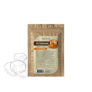 Protein&Co. Ketoshake – 1 porcia 30 g Príchut´: Salted caramel