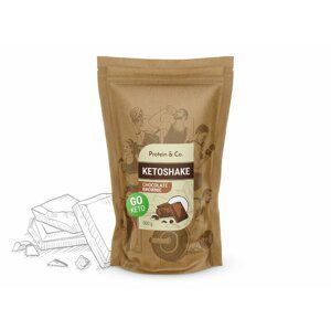 Protein&Co. Ketoshake - proteínový diétny koktail Príchut´: Chocolate brownie, Množstvo: 500g