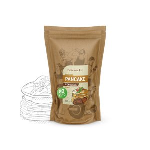 Protein & Co. Keto proteínové palacinky Váha: 600 g, PRÍCHUŤ: Čokoláda