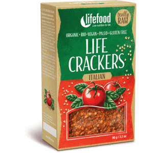 Lifefood Life Crackers Talianske BIO RAW 90 g