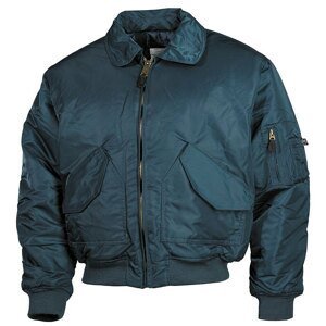 Bunda MFH® Flight Jacket CWU “Bomber“ – Navy Blue (Farba: Navy Blue, Veľkosť: L)