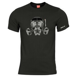 Pánske tričko PENTAGON® Gas-Mask - čierne (Farba: Čierna, Veľkosť: 3XL)