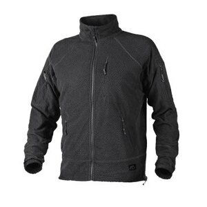 Fleecová mikina Alpha Tactical HELIKON-TEX ® - čierna (Farba: Čierna, Veľkosť: L)