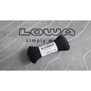 Šnúrky Lowa® 210 cm - čierne (Farba: Čierna, Varianta: 210 cm)