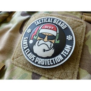 Nášivka Tactical Beard Santa Claus Protection Team JTG® - farebná (Farba: Viacfarebná)