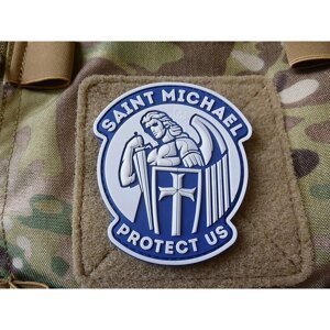 Nášivka Saint Michael Protect US JTG® - modrá (Farba: Modrá)
