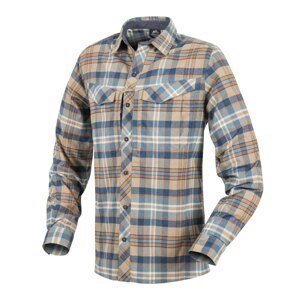 Košeľa s dlhým rukávom Helikon-Tex® Defender Mk2 Pilgrim® - Ginger Plaid (Farba: Ginger Plaid (kockovaná), Veľkosť: L)