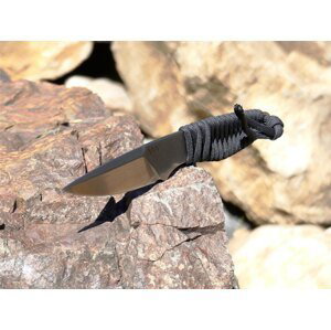 Nôž s pevnou čepeľou ANV® P100 - Dark Grey (Farba: Dark Grey)