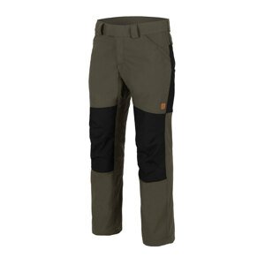 Nohavice Woodsman Helikon-Tex® – Taiga Green / čierna (Farba: Taiga Green / černá, Veľkosť: M - long)