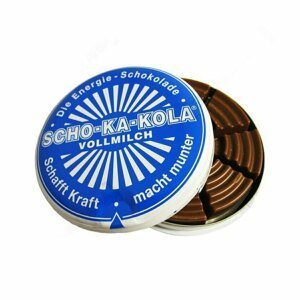 Energetická čokoláda hořká Scho-ka-kola® 100 g – Mliečna - modrá (Farba: Mliečna - modrá)