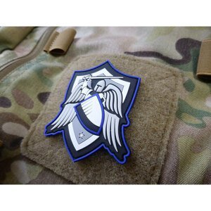 Nášivka Archangel Saint Michael Strike Shield JTG® – Modrá (Farba: Modrá)